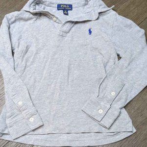 Polo Ralph Lauren Gray Small Polo Long Sleeve